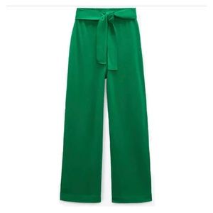 Zara Wrap Trousers with Ties M
